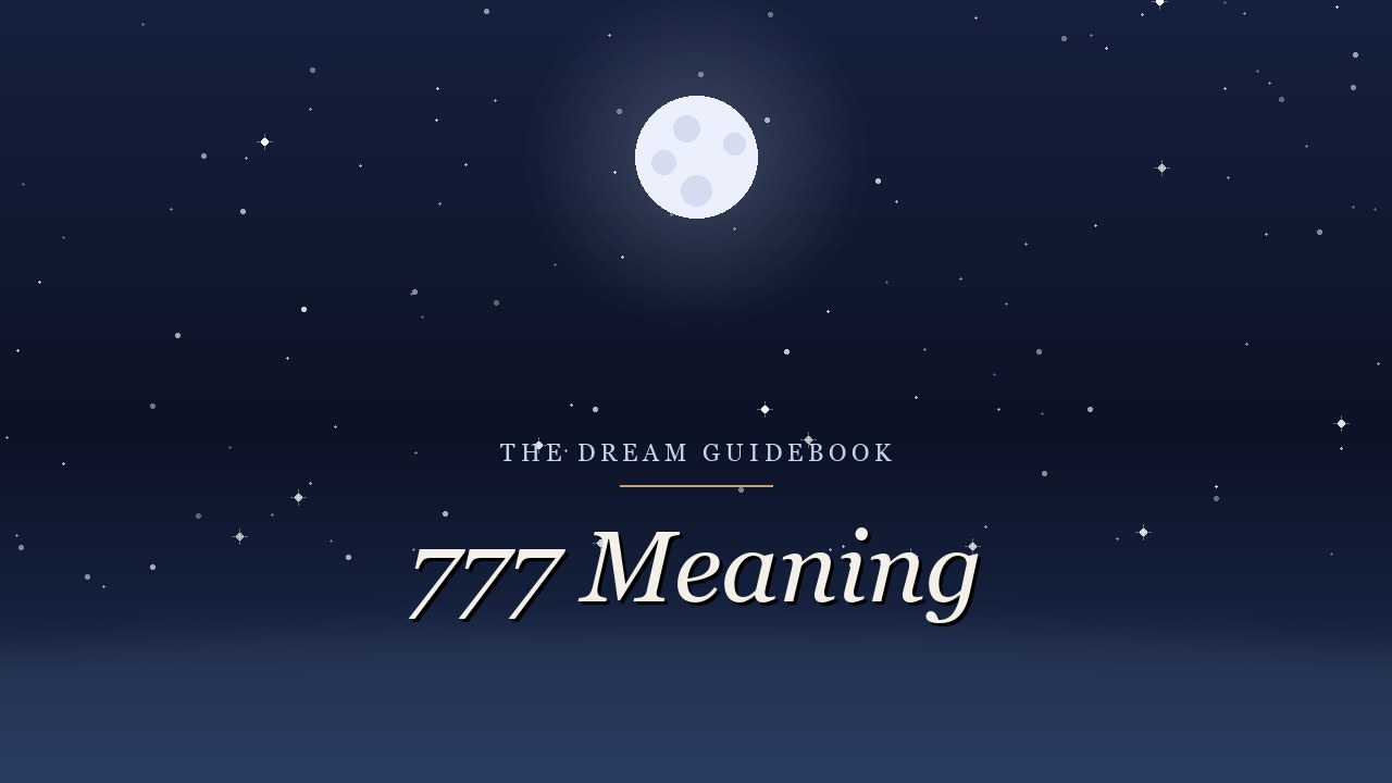 777 Meaning: The One Number Where Tradition Is Actually Rich