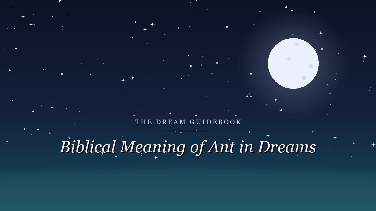 Biblical Meaning of Ants in Dreams: What Scripture Says