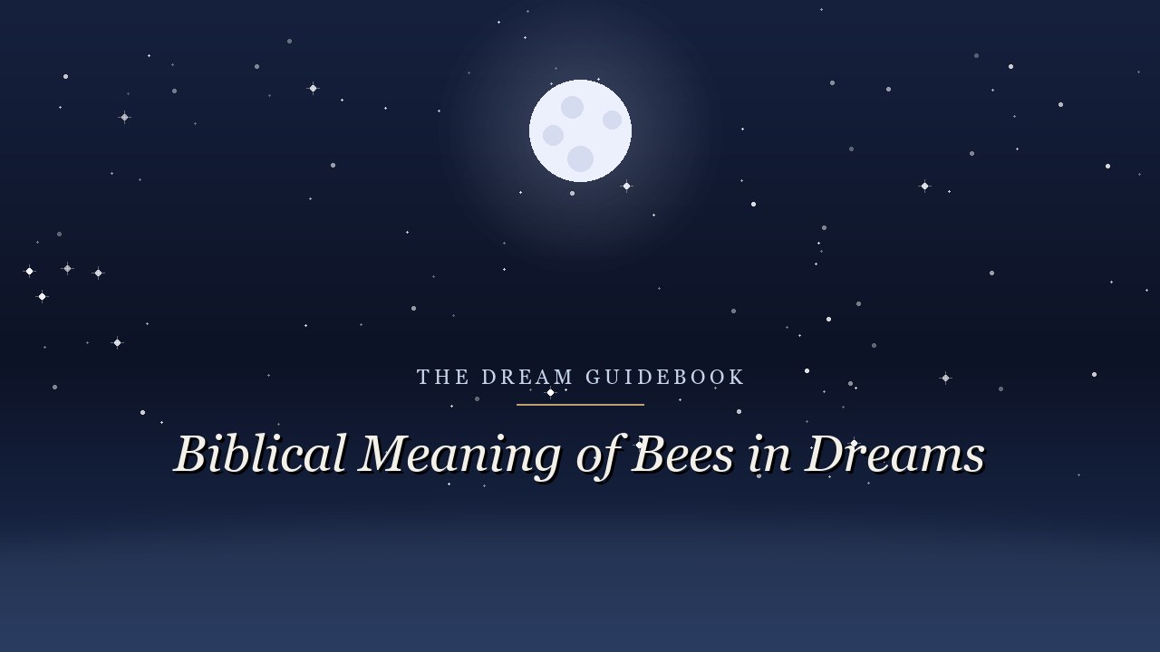 Biblical Meaning of Bees in Dreams: Community, Warning, and the Land That Flows