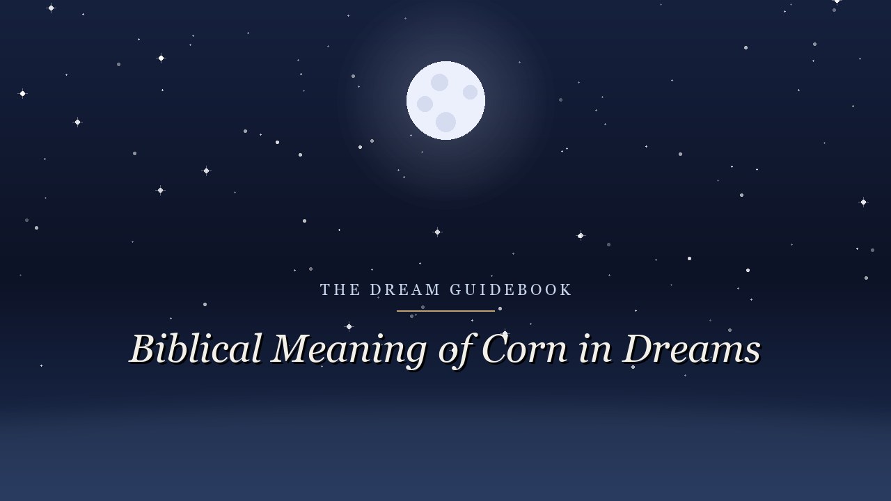 Biblical Meaning of Corn in Dreams: Pharaoh's Dream and What Scripture Says