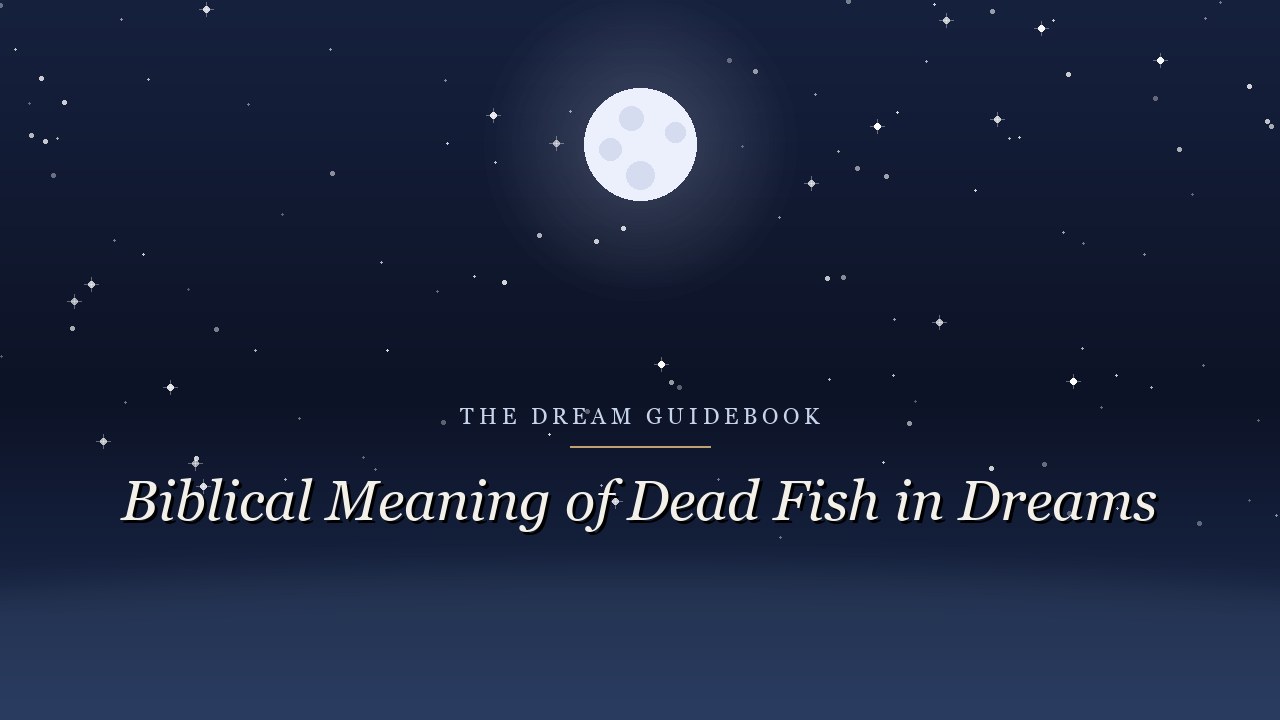 Biblical Meaning of Dead Fish in Dreams: What the Scriptures Offer