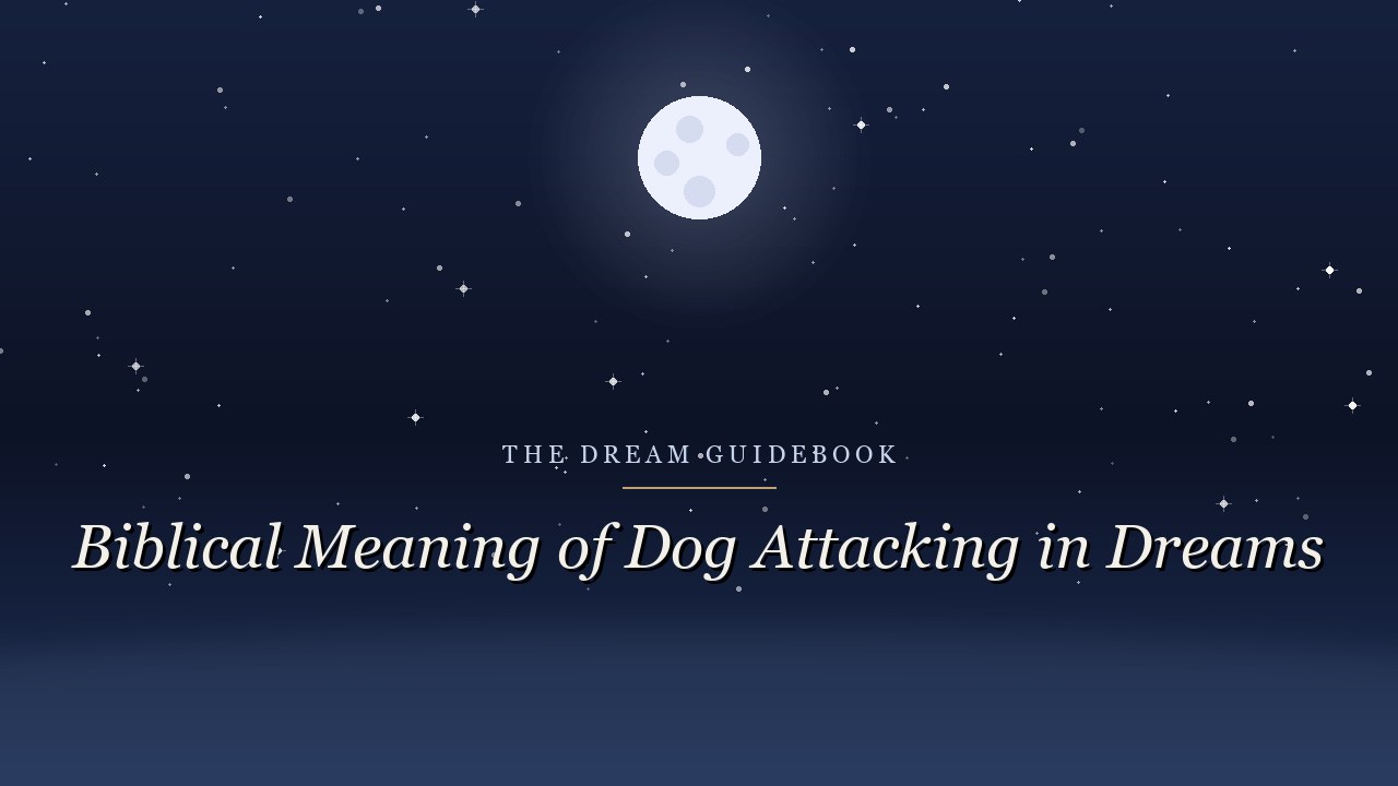 Biblical Meaning of a Dog Attacking in Dreams: What Scripture Says