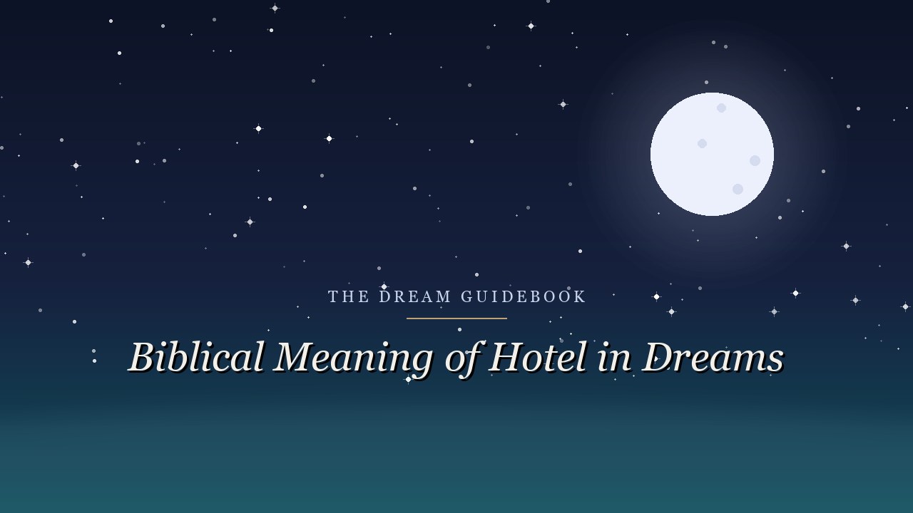 Biblical Meaning of a Hotel in Dreams: Temporary Dwelling and Where We Belong