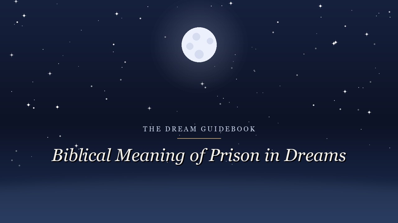 Biblical Meaning of Prison in Dreams: Captivity, Faithfulness, and the Unexpected