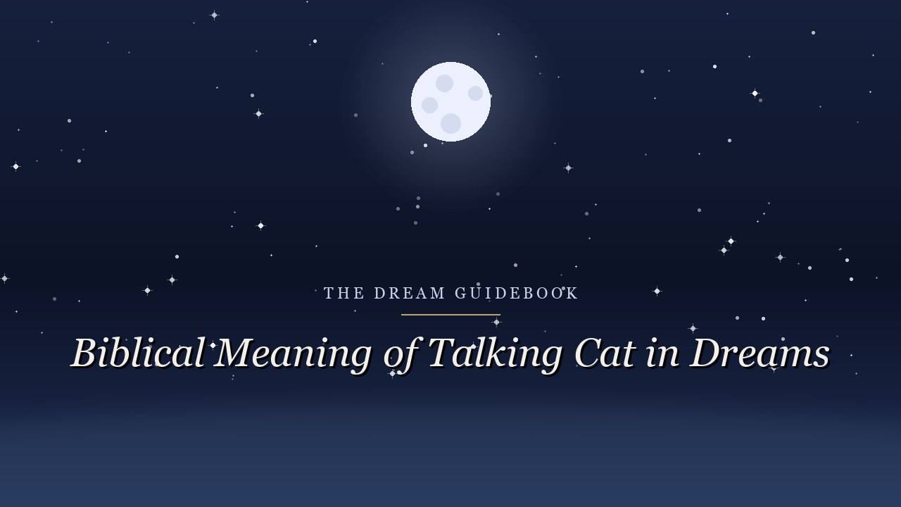 Biblical Meaning of a Talking Cat in Dreams: What Scripture Says (and Doesn't) About Animals That Speak