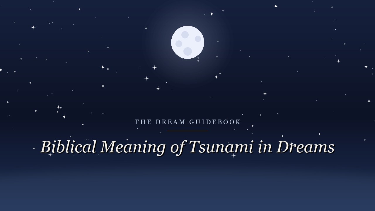Biblical Meaning of Tsunami Dreams: When the Sea Roars