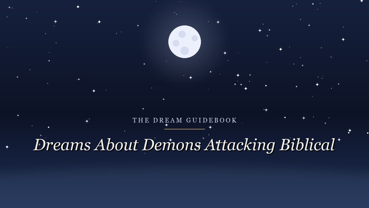 Biblical Meaning of Demons Attacking in Dreams: A Sober Reading
