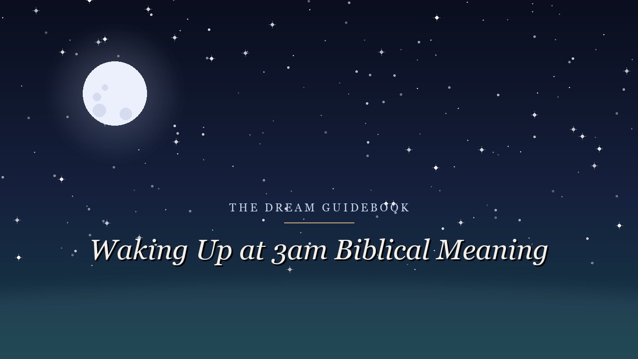 Waking Up at 3am Biblical Meaning: What Scripture Actually Says (and What It Doesn't)