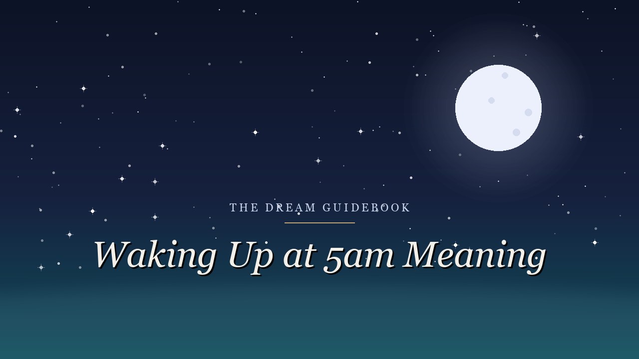 Waking Up at 5AM: What It Really Means (and What Fixes It)